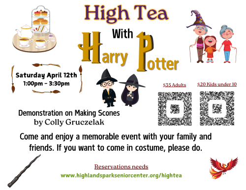 highlands-park-senior-center-harry-potter-high-tea