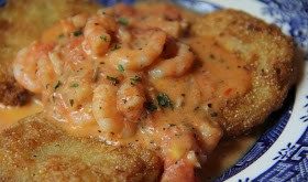 fried-green-tomatoes-with-shrimp-and-creamy-tomato-sauce