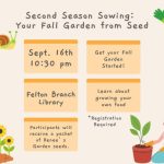 library-felton-second-season-sowing-renees-garden-sept-16