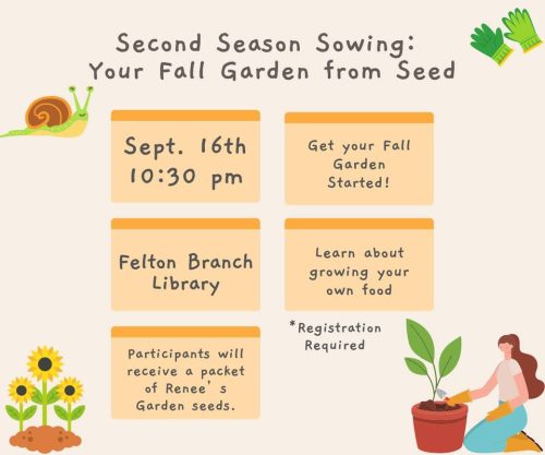 library-felton-second-season-sowing-renees-garden-sept-16