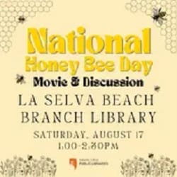 library-la-selva-beach-honey-bee-day