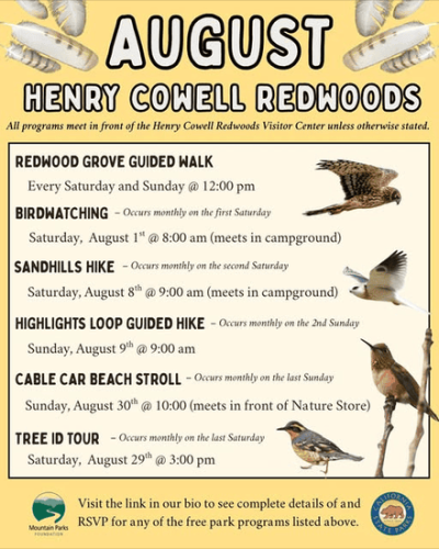 henry-cowell-redwoods-august-events