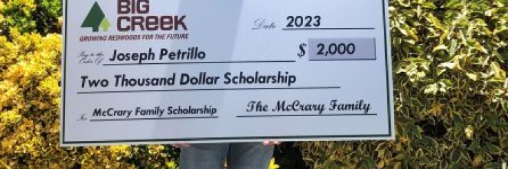 Big Creek Lumber Offers McCrary Family Scholarship Santa Cruz Parent